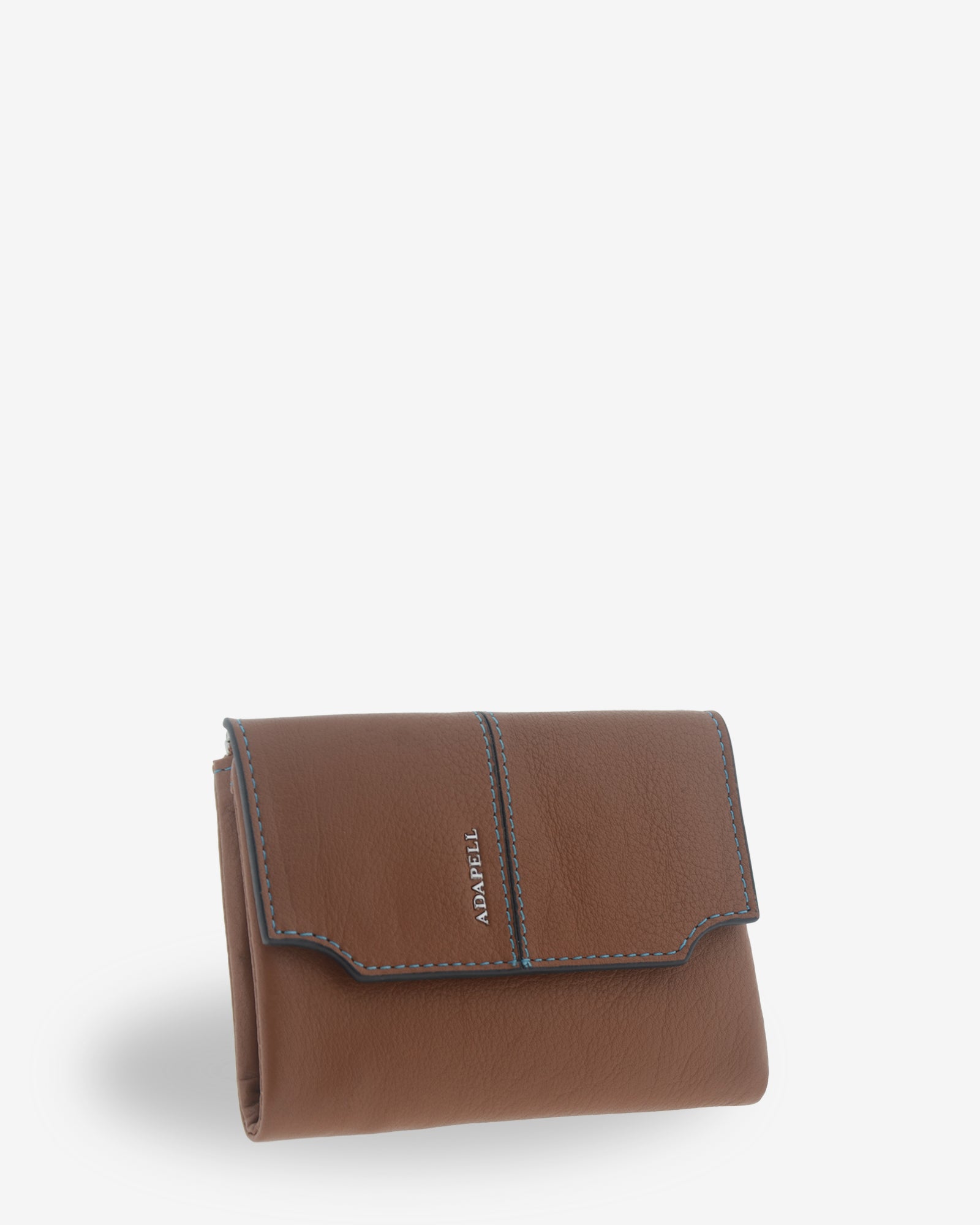 Adapell Atelier portafoglio donna pelle caramel 6 carte RFID