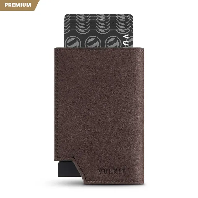 VULKIT Alcantara VC402A portacarte Espresso RFID