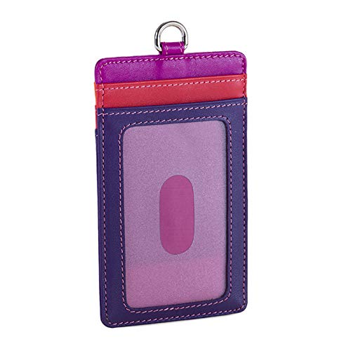 Mywalit Milano card holder lanyard Sangria Multi viaggio