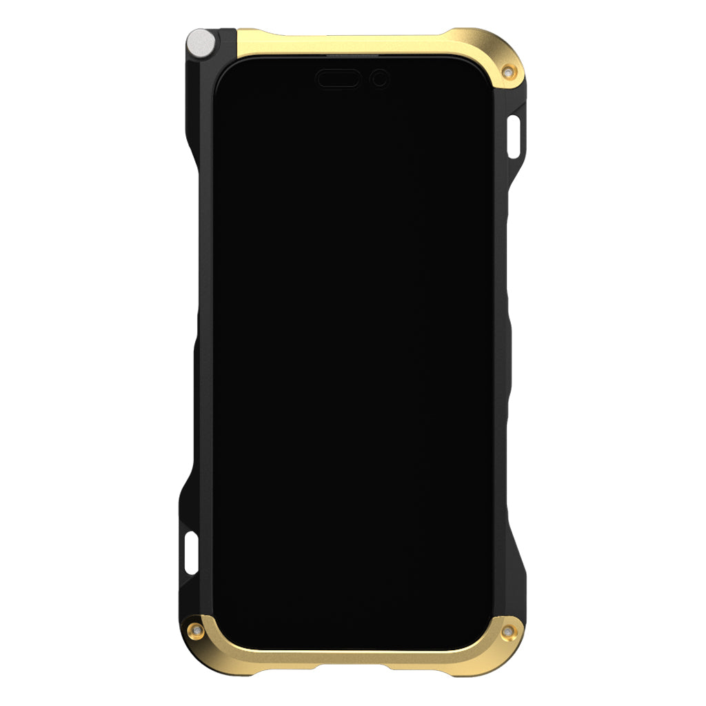 Dango Adapt Cover iPhone 16 Pro Max nero oro silicone