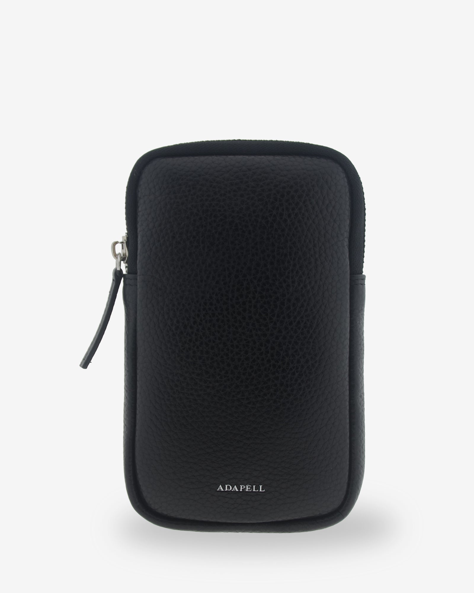 Adapell Nexo borsa tracolla pelle nero verticale RFID