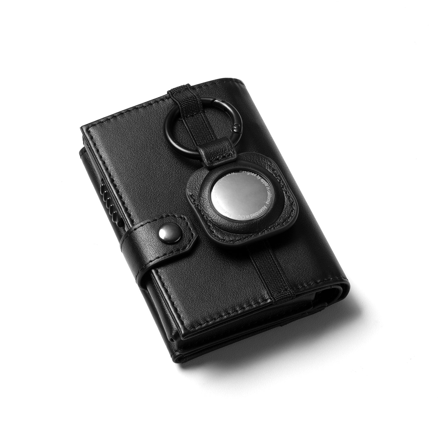 VULKIT VC311P portafoglio uomo pelle nero AirTag RFID pop-up