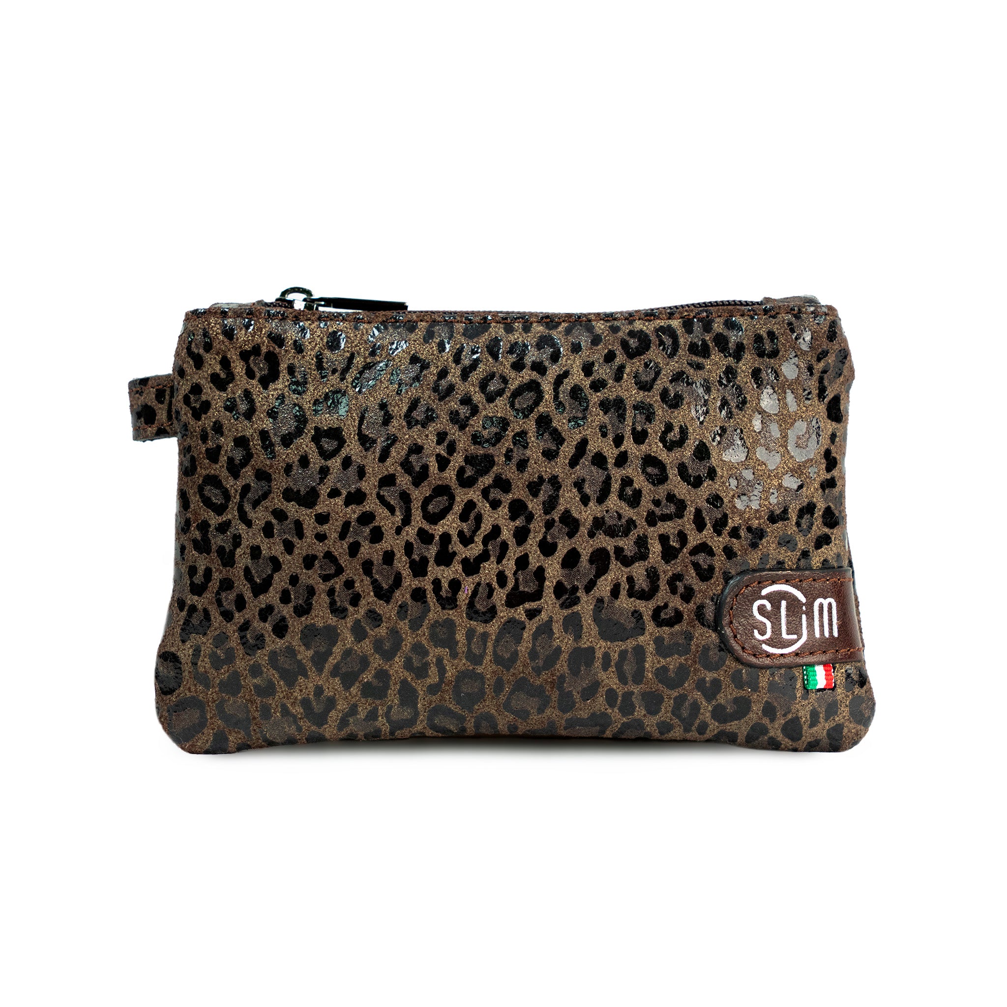 SLim Mini Pochette portamonete pelle compatta