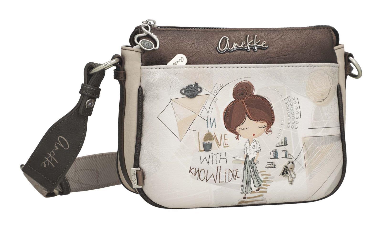 Anekke Sophia Borsa Tracolla Donna Stampa Geometrica