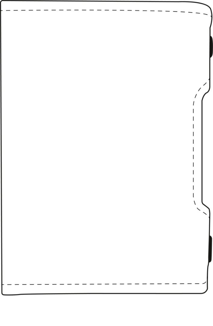SLim Cover Pelle Be Tasck Struzzo Viola Personalizzato cover