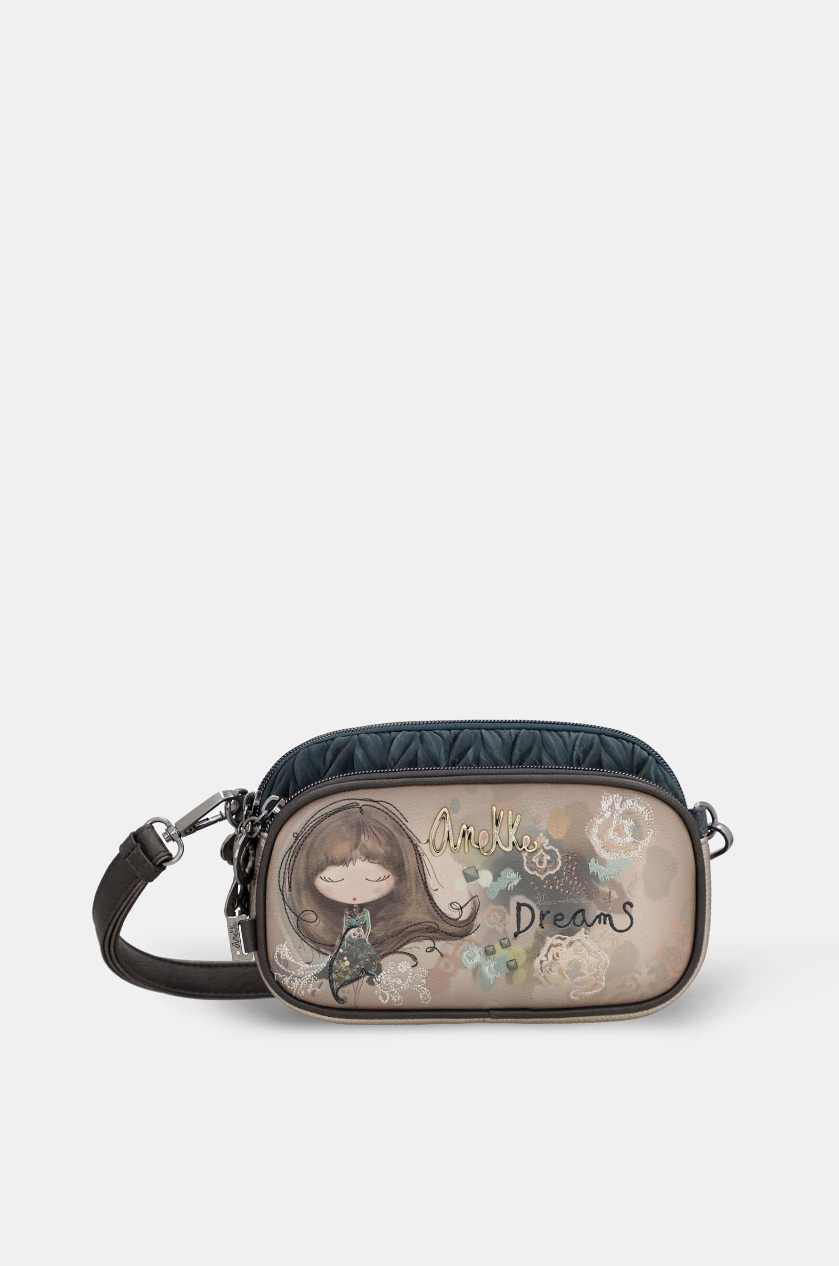 Anekke Real borsa tracolla donna 20x13x6 cm 2 scomparti