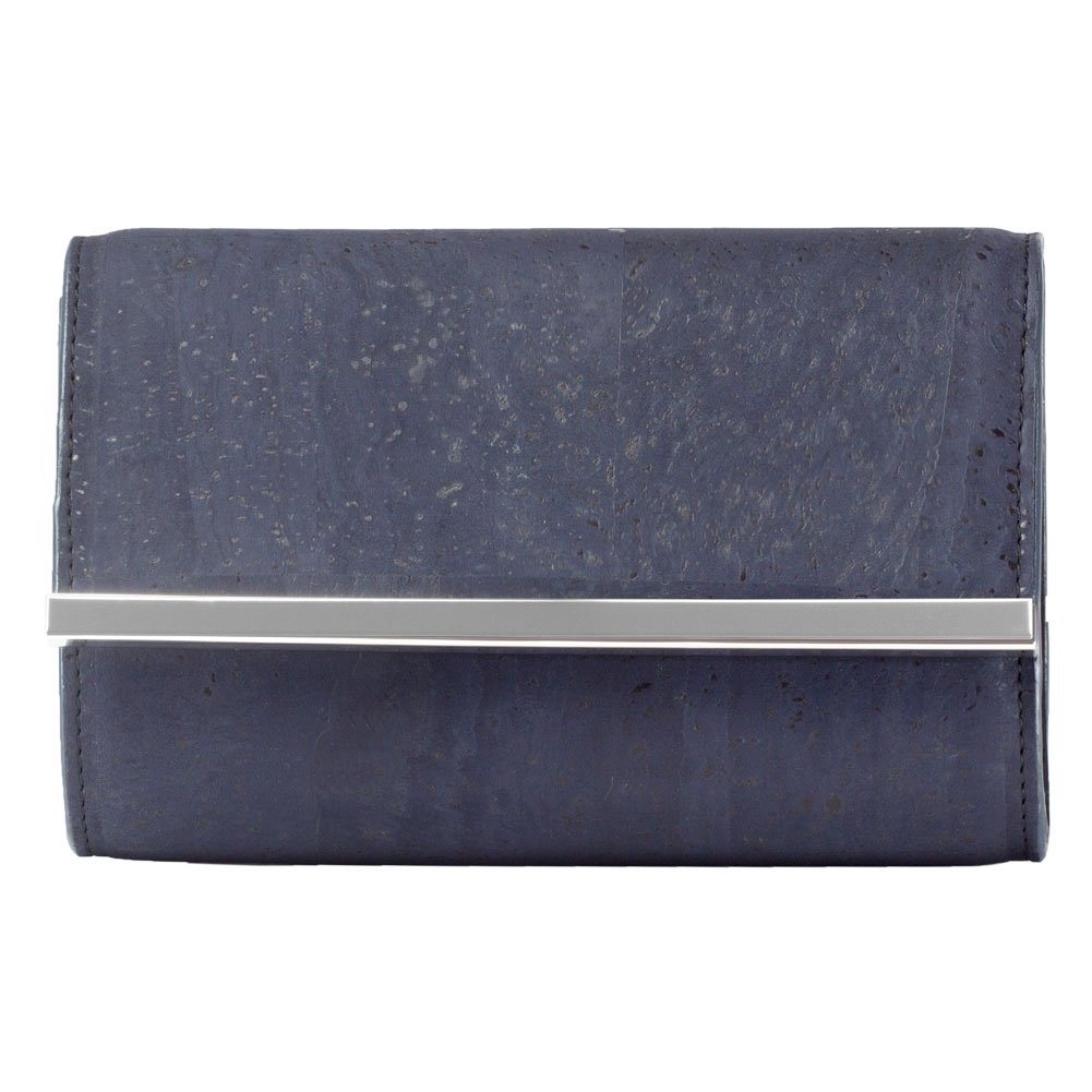 Corkor Bags Pochette in Sughero Blu S da Sera