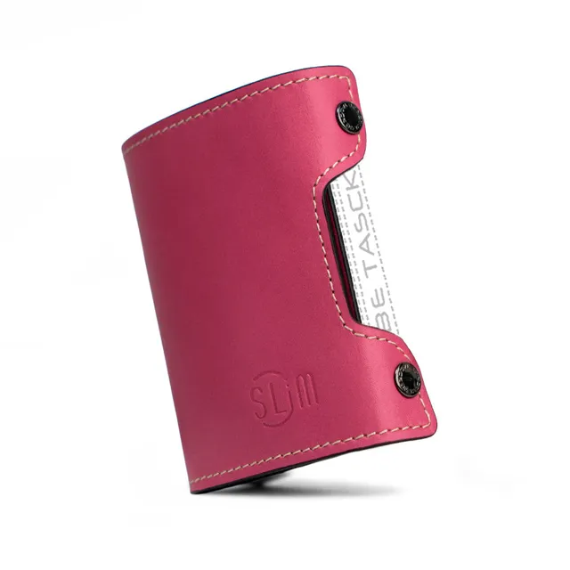 SLim Be Tasck cover fucsia pelle concia vegetale