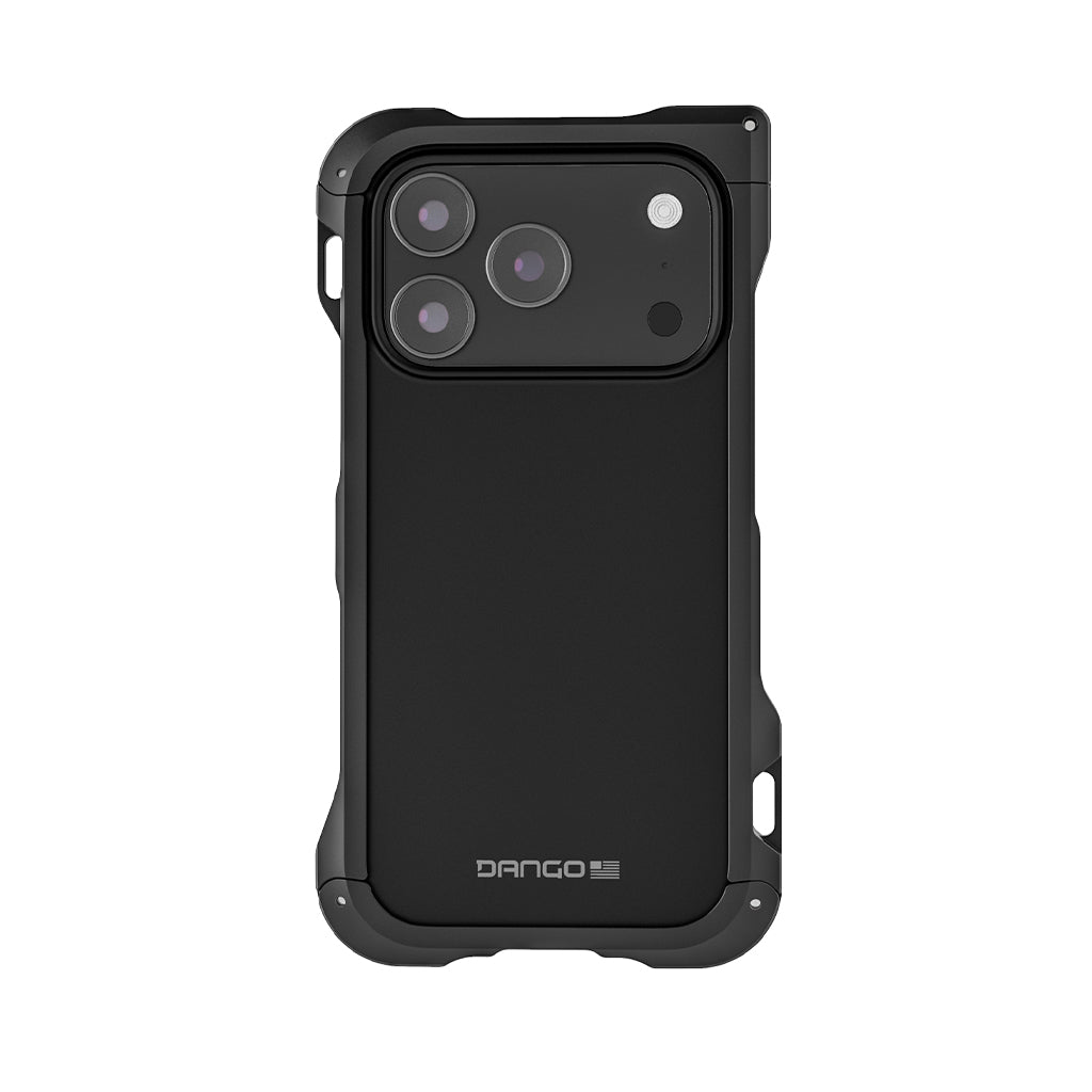 Dango Adapt Case cover iPhone 17 Pro Jet Black Champagne Gold MagSafe