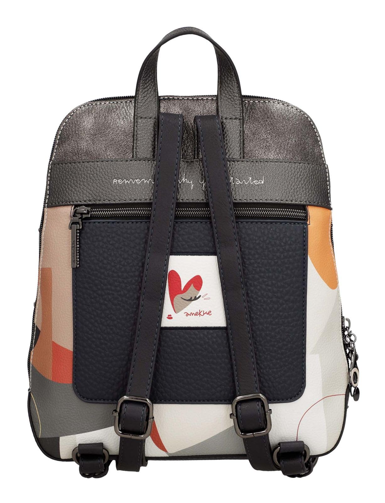 Anekke Eikon zaino con tasca frontale donna stampato