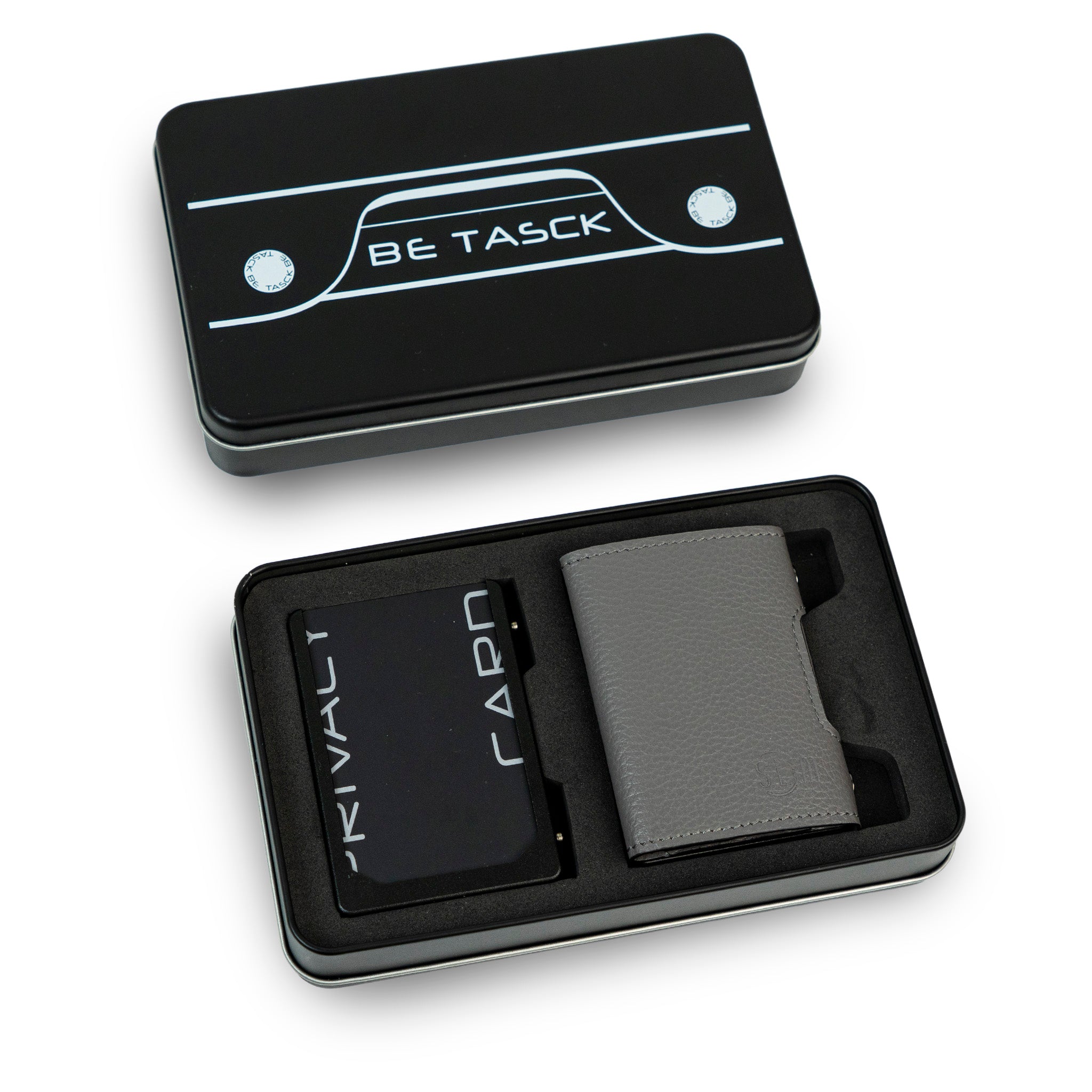 SLim Be Tasck portafoglio bottalato grigio frame nero