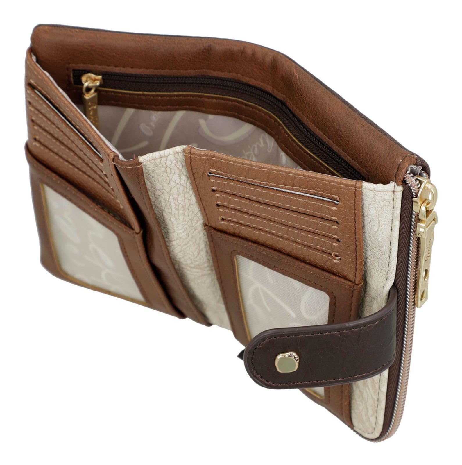 Anekke Muse Portamonete Medio Flessibile RFID Donna