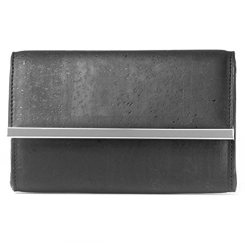 Corkor Bags Pochette in Sughero Nero S da Sera