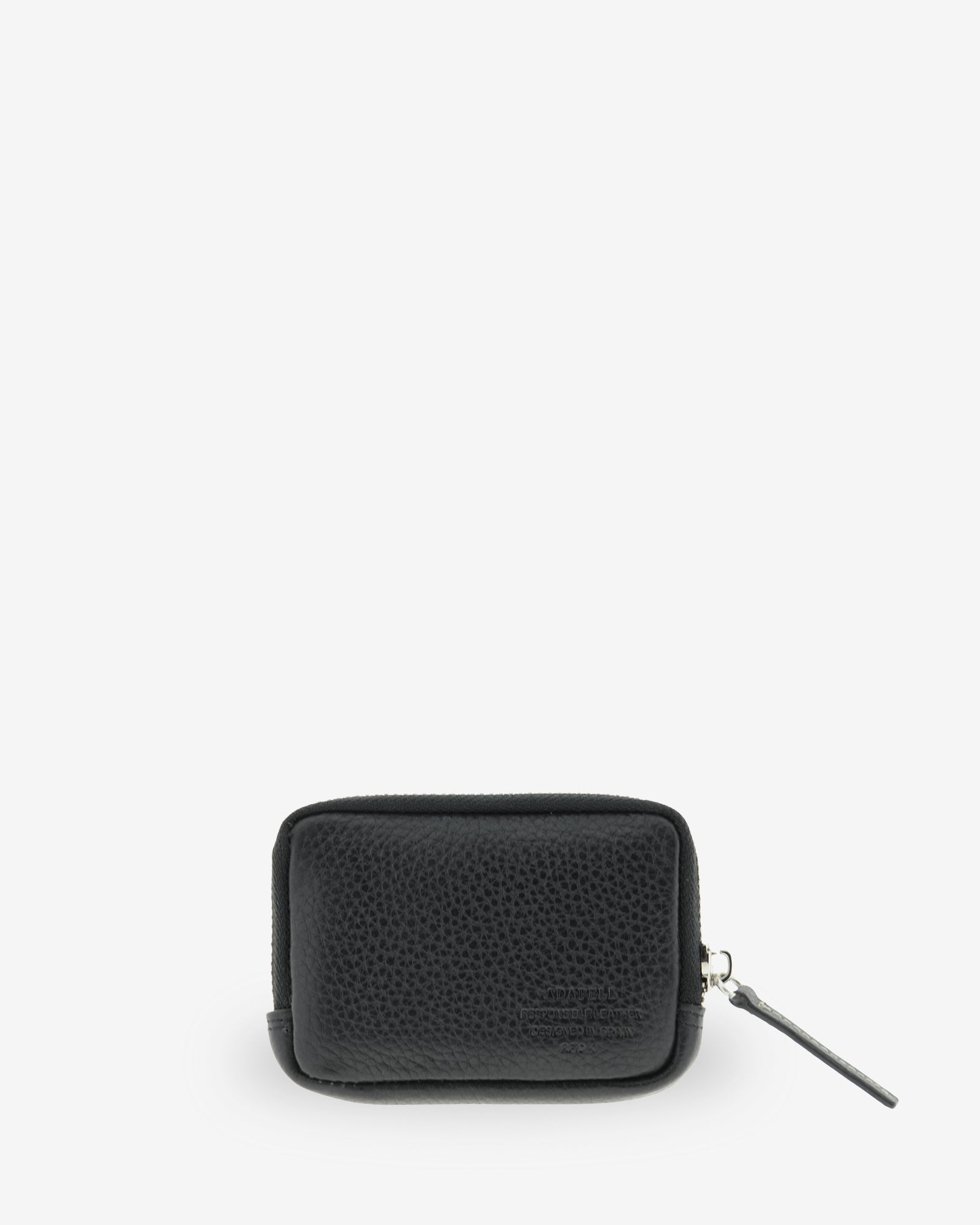 Adapell Nexo 8095 portamonete pelle nero RFID