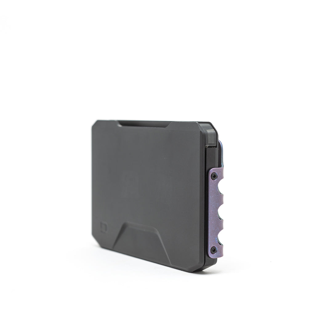 Dango SK1 Burple fermasoldi titanio clip nero 6 carte slim