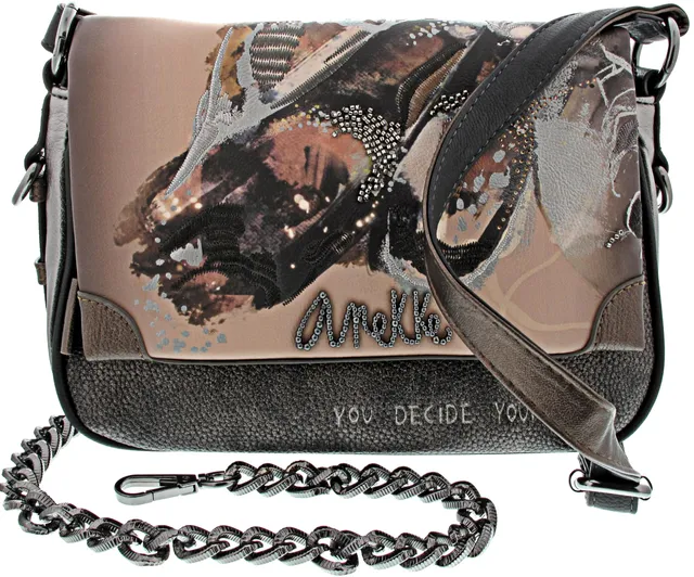 Anekke Auralis Wings Tracolla Patta 24 cm Pelle