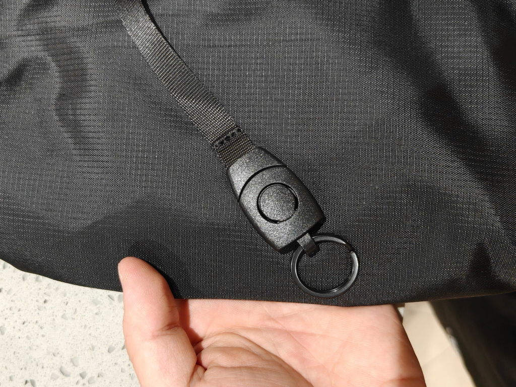 VULKIT VB116 City Flux borsa tracolla nera leggera impermeabile