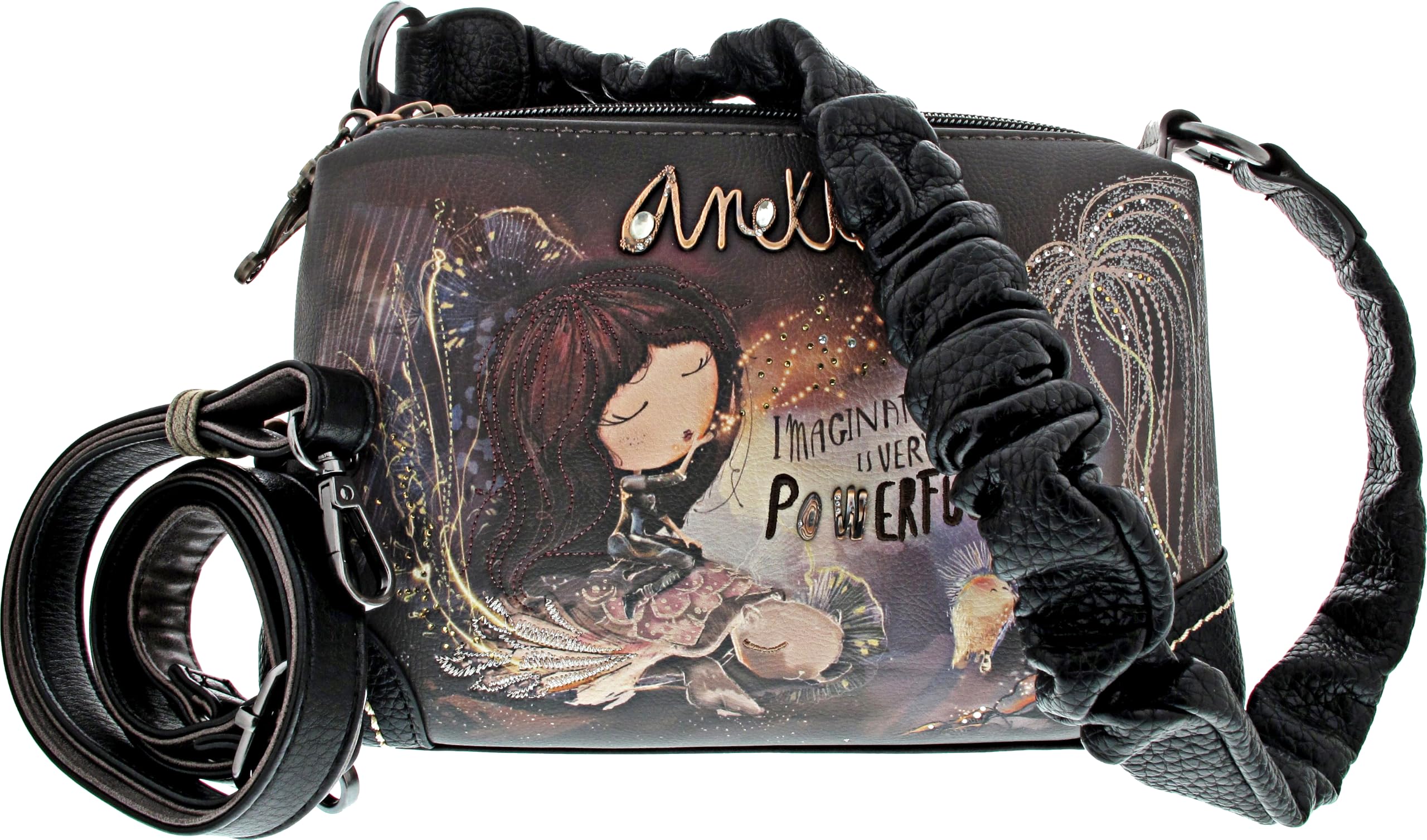 Anekke Dreamverse Tracolla Piccola Hobo con Zip