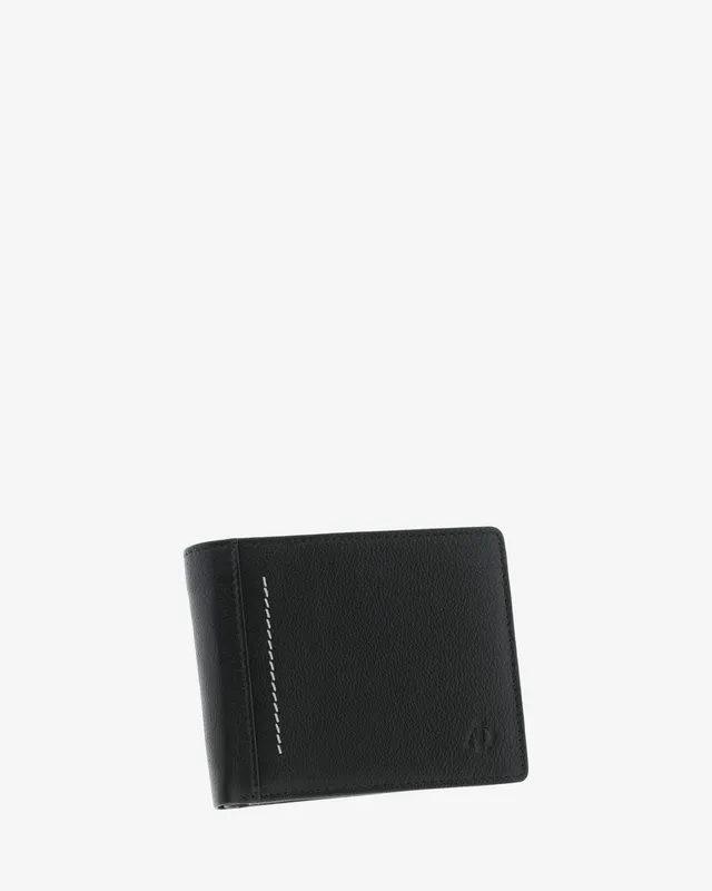 Adapell Maxwell 1658 portafoglio pelle nero RFID 7 carte