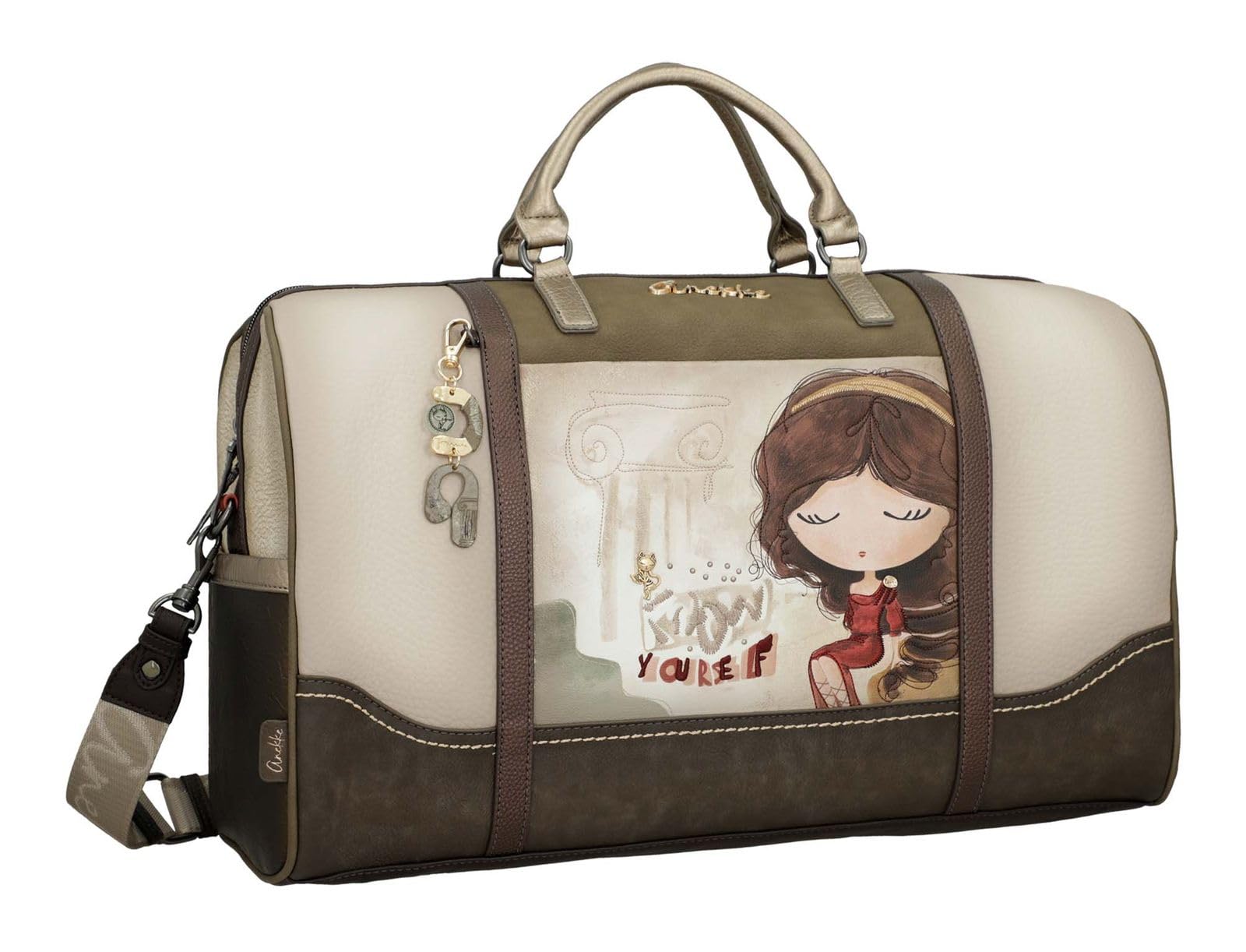 Anekke Muse Borsa da Viaggio Donna Stampa Grecia