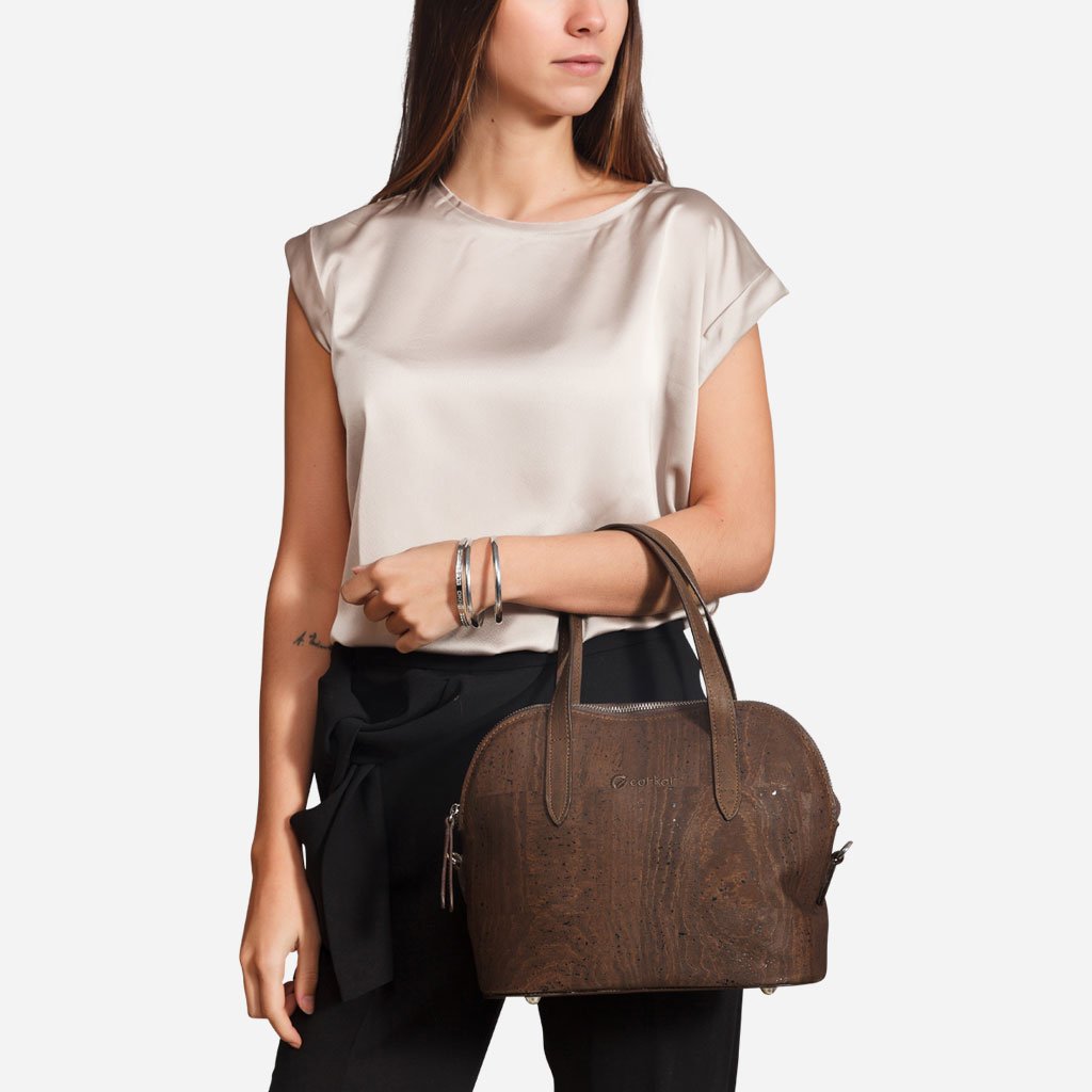 Corkor Bags Borsa Tracolla Sughero Naturale Piccola