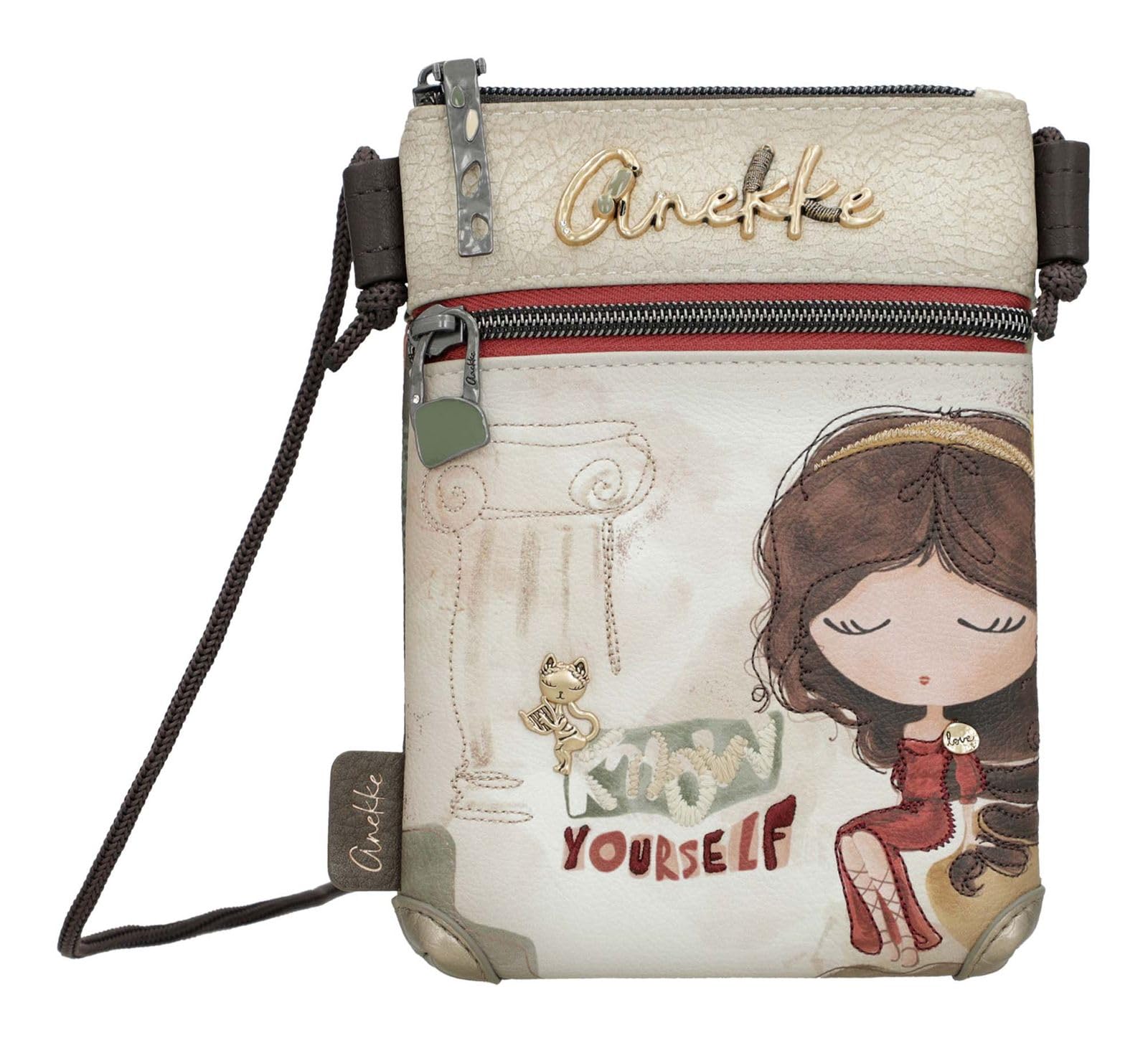 Anekke Muse Mini Borsa Tracolla Donna Stampa Grecia