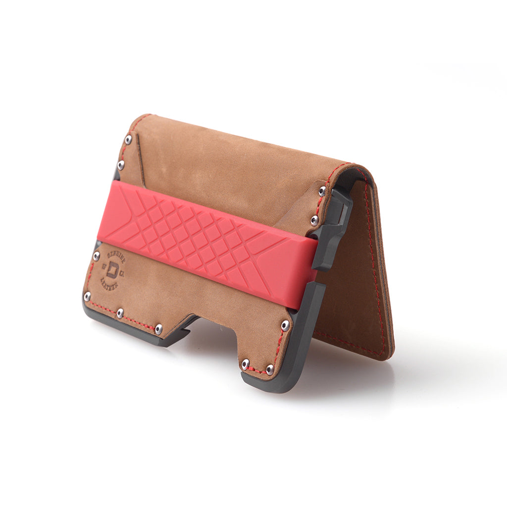 Dango D-Series D01 Dapper portafoglio bifold pelle grigio 17 carte