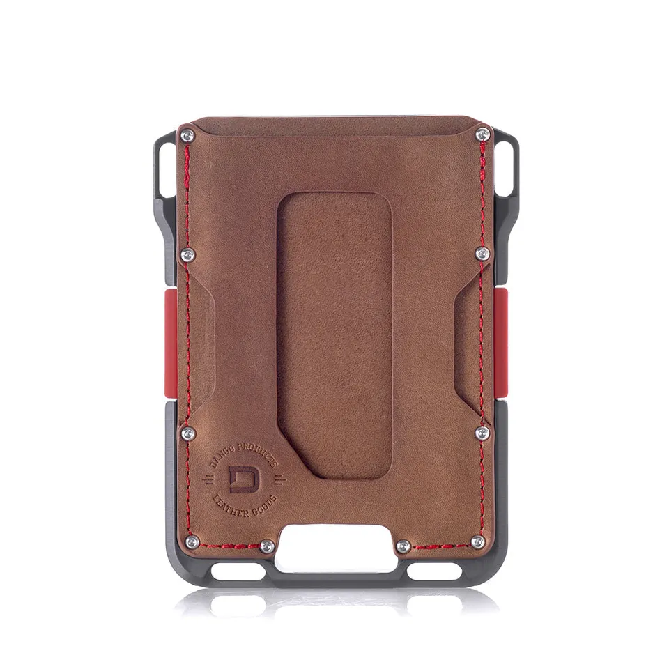 Dango M1 Maverick portafoglio pelle Slate Grey Single Pocket