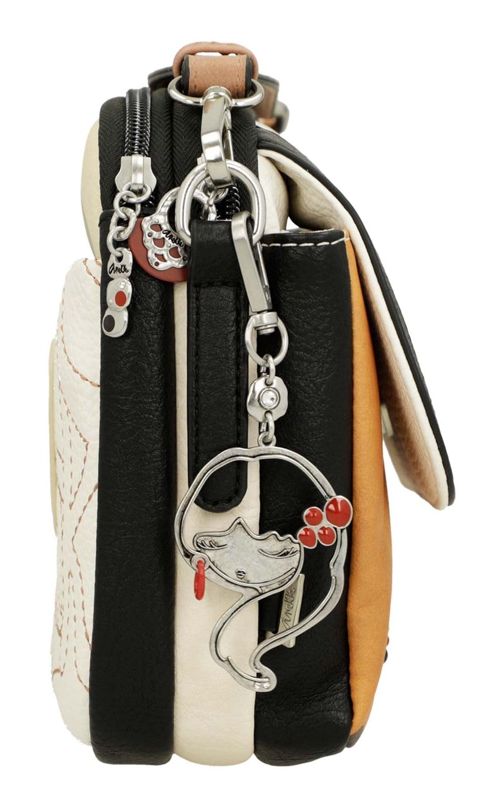 Anekke Lunares Alma borsa a tracolla multicolor con patta