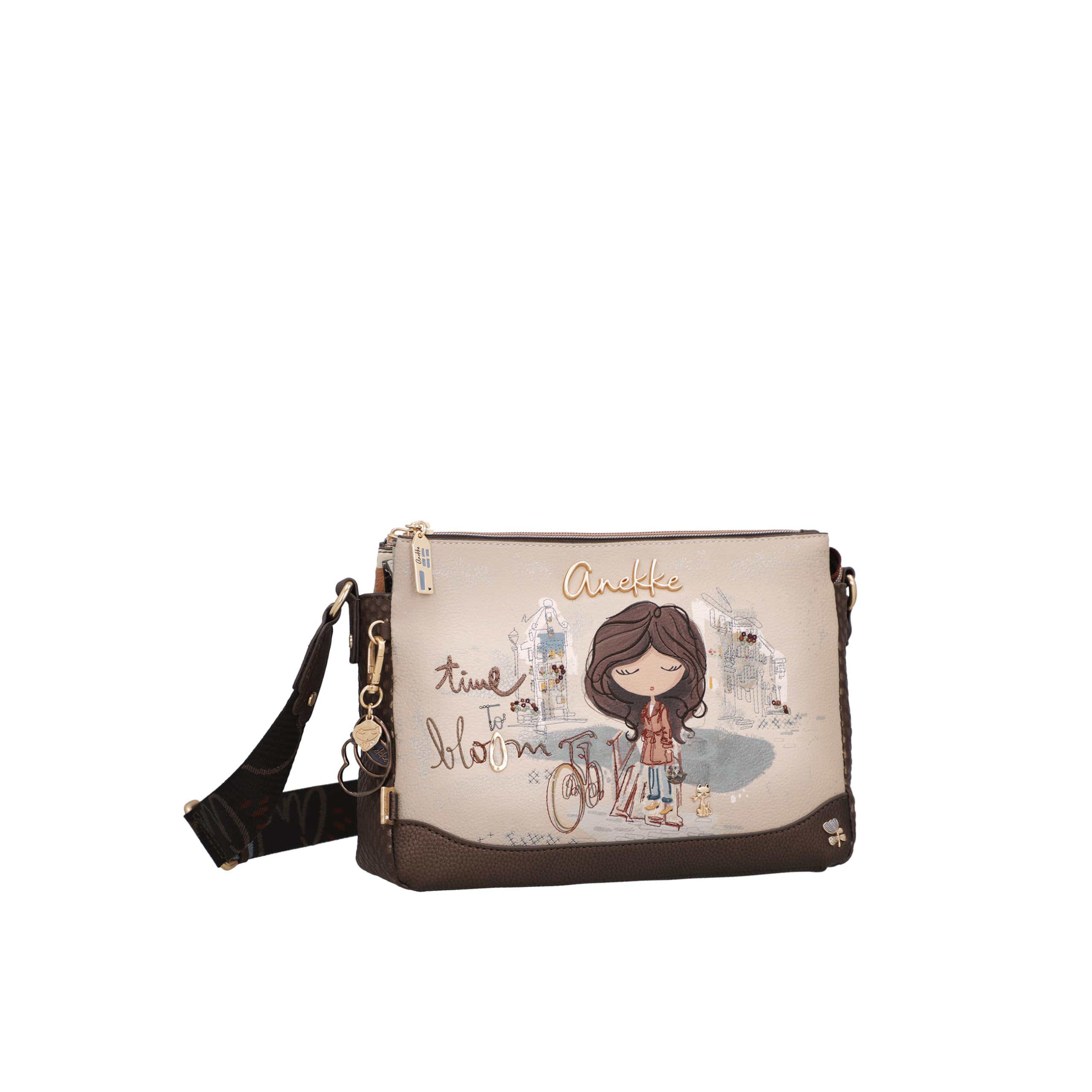 Anekke Tulip Tracolla 3 Scomparti Media Donna
