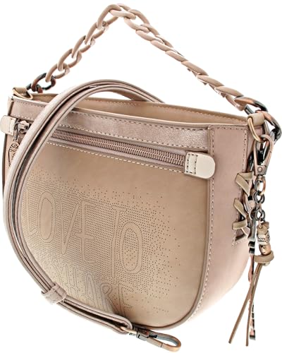 ANEKKE Studio tracolla ovale nude ecopelle con cerniera