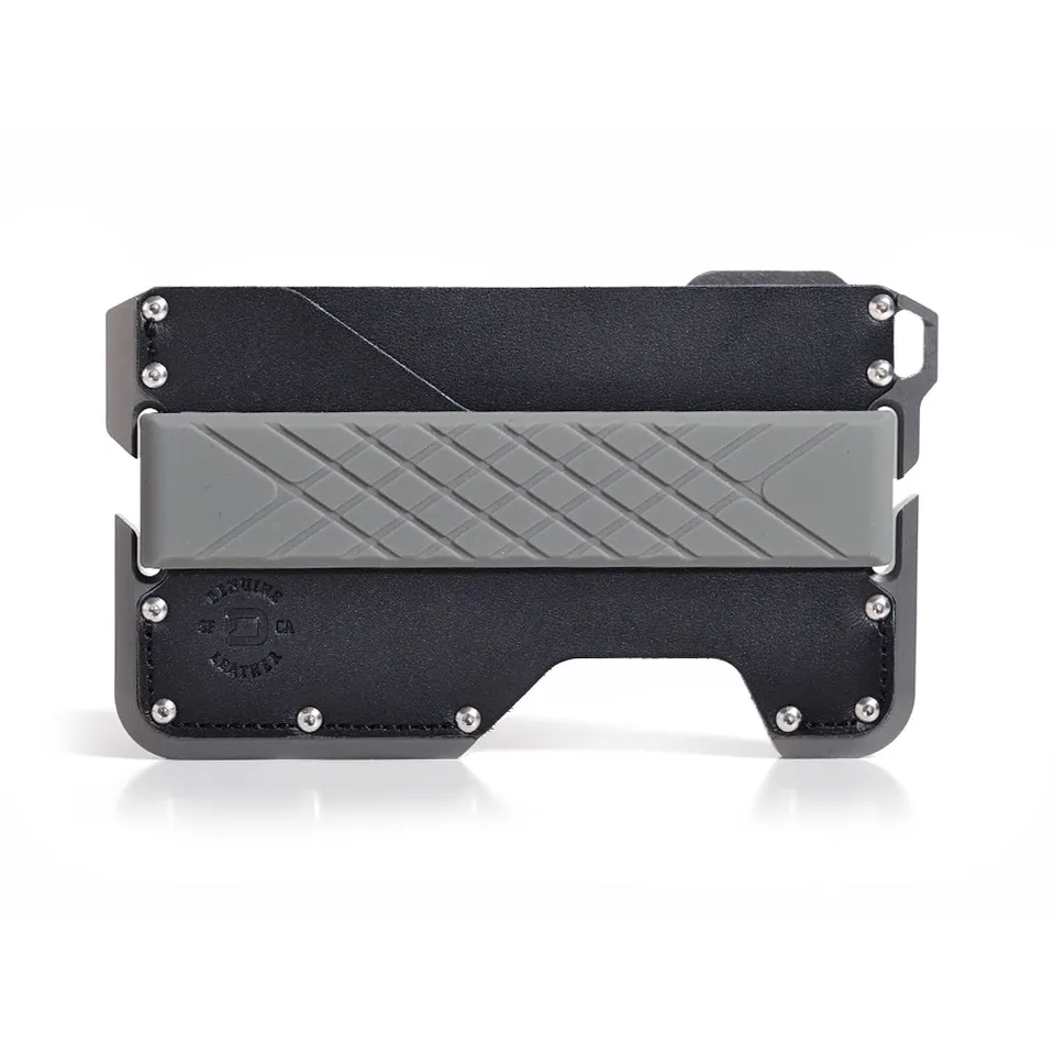 Dango D01 Dapper Portafoglio Alluminio Batwing Grey 12 Carte