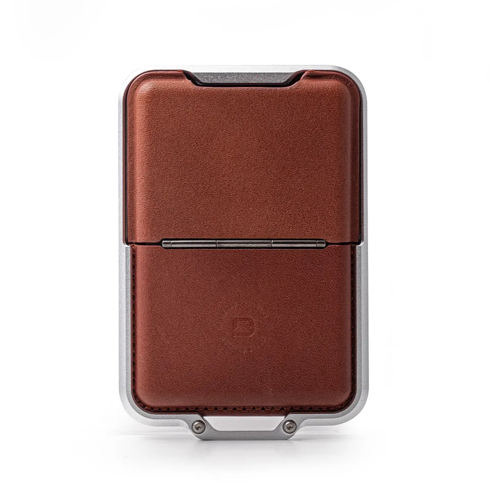 Dango Adapt MagSafe Wallet portafoglio Whiskey Brown 4 carte