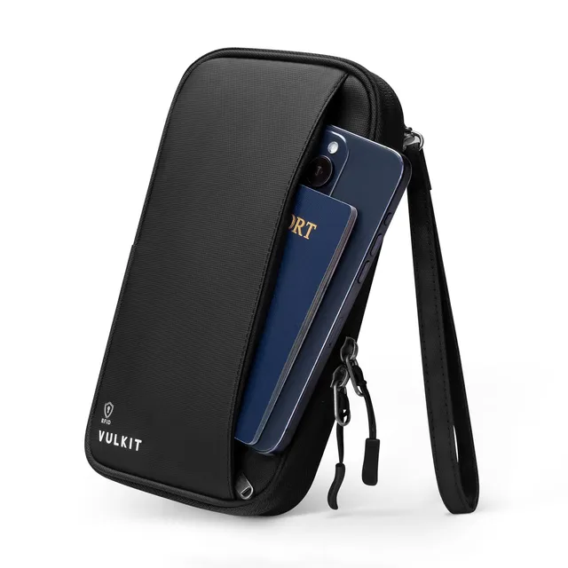 VULKIT Passport VPW103 Portapassaporto Nero 4 passaporti