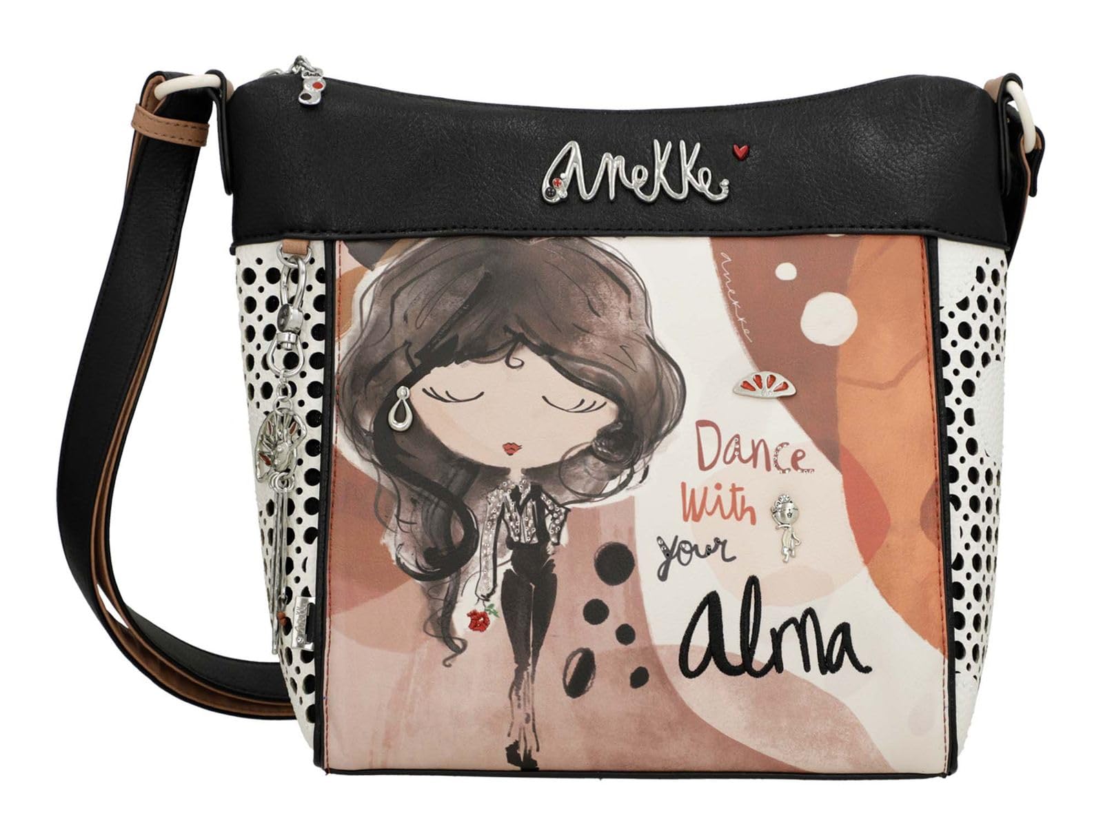 Anekke Alma crossbody tracolla 30x27 donna scomparti