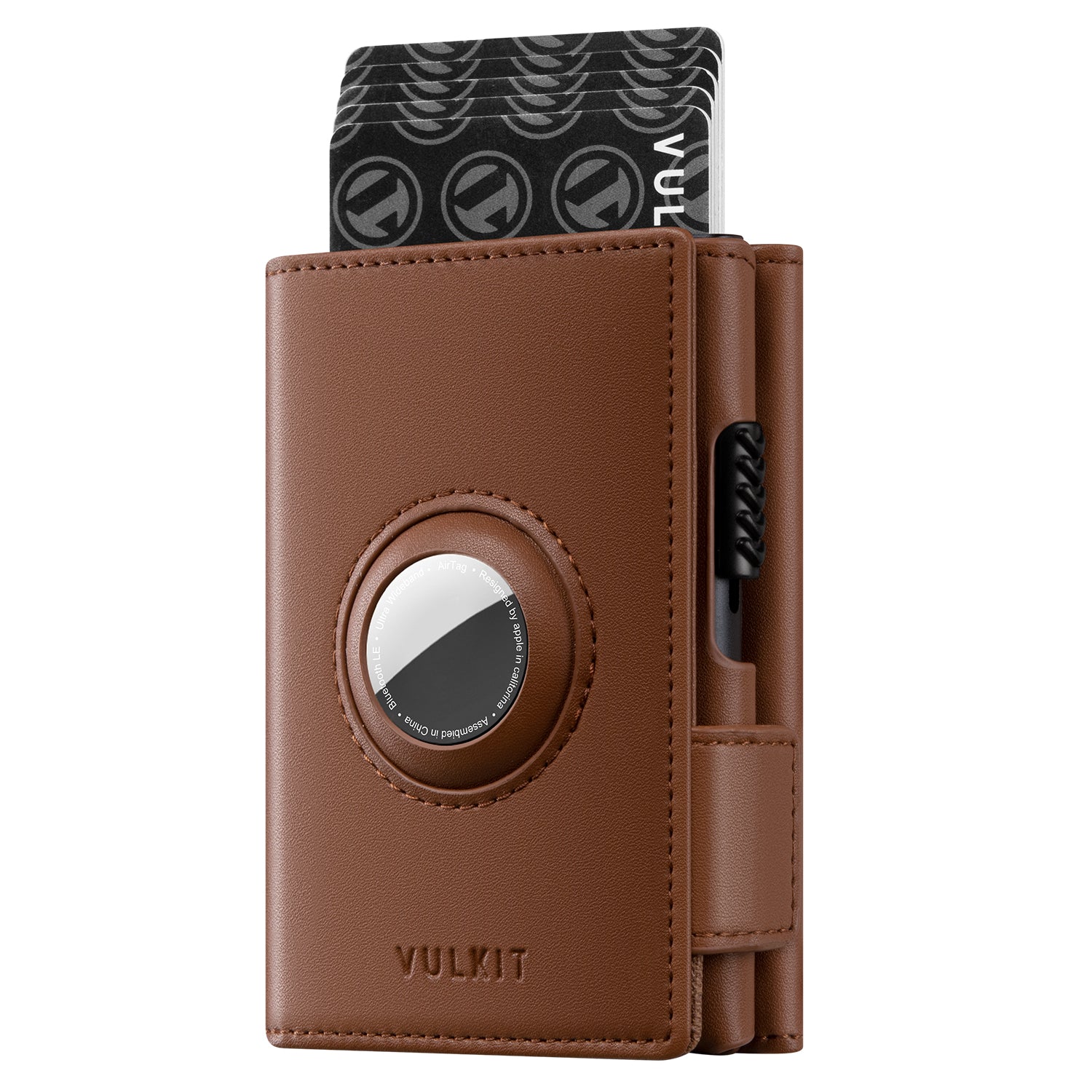 VULKIT VC313 Portafoglio Pop-Up Airtag Nero 11 Carte