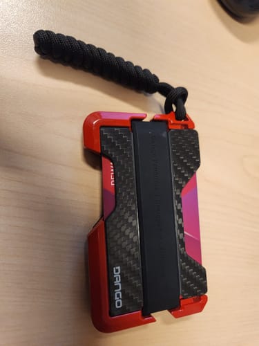 Dango D01 R-Spec portafoglio alluminio nero RFID 12 carte