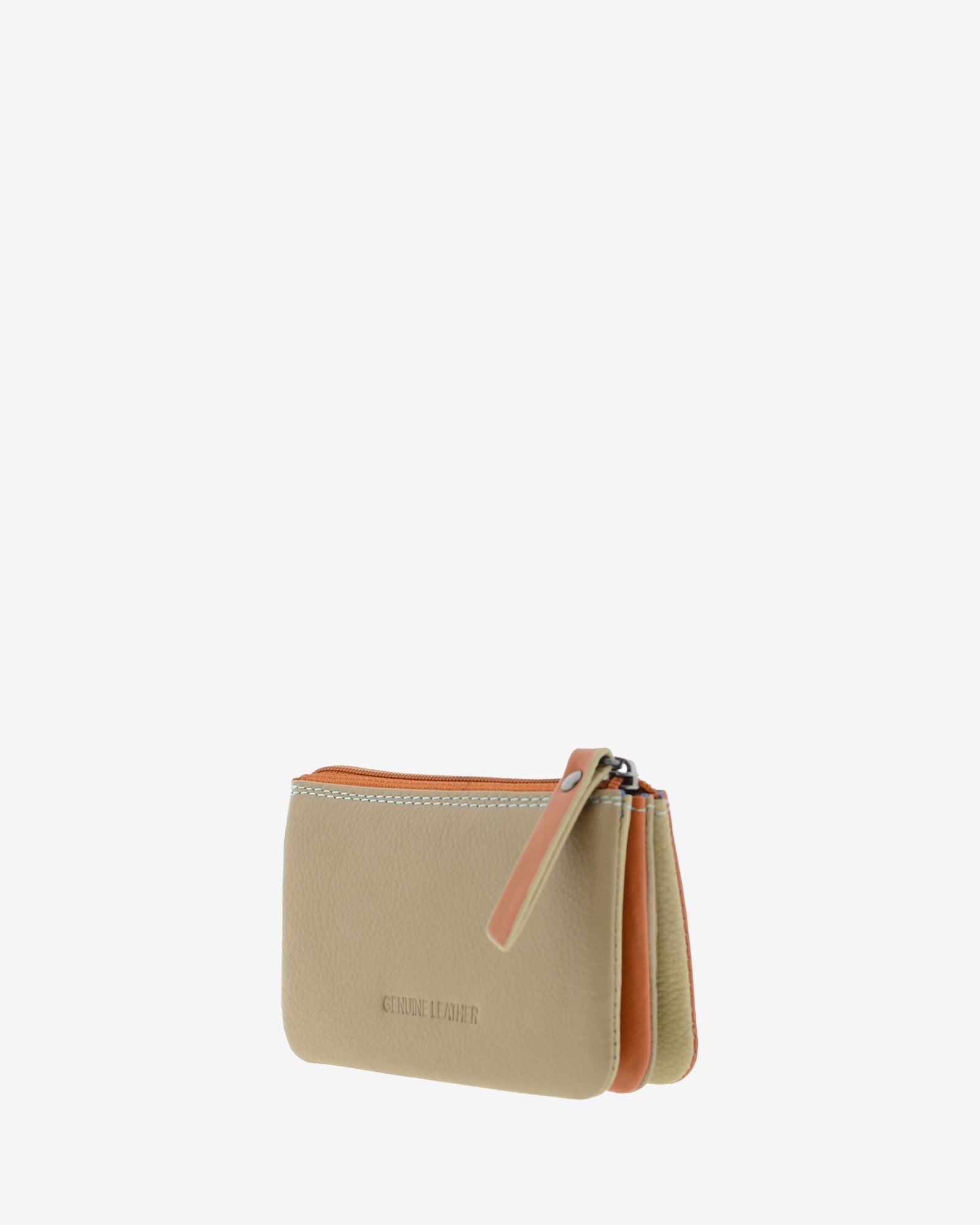 Adapell 4192 portamonete pelle senape 5 scomparti zip