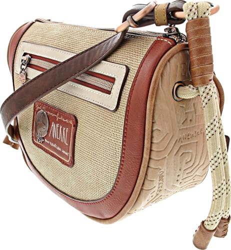 ANEKKE Menire tracolla ovale ecopelle multicolore 23x16x9