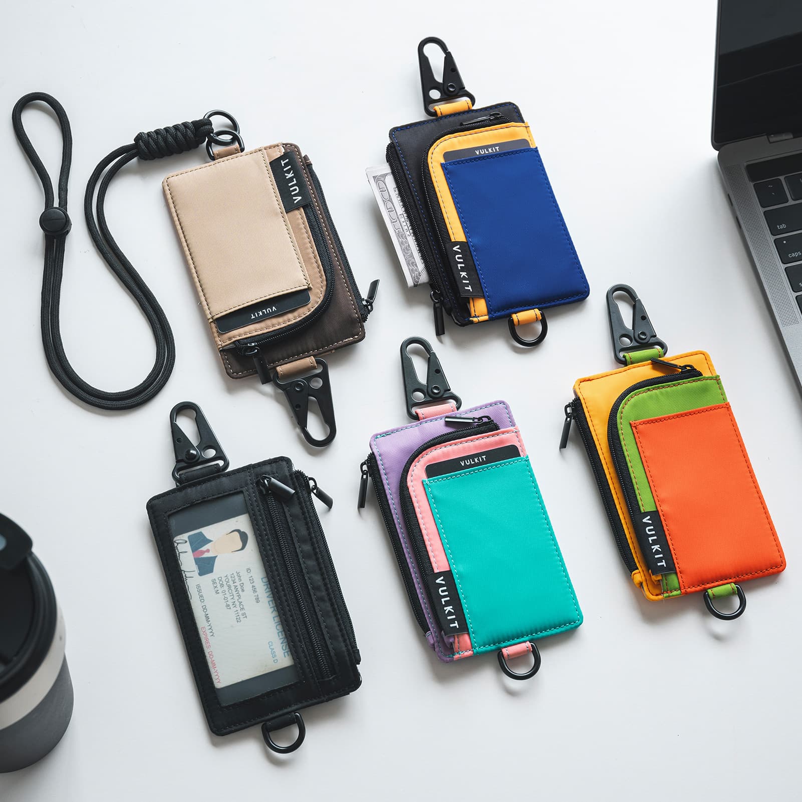 VULKIT Card Holders VW137 portacarte Shadow-Trek RFID