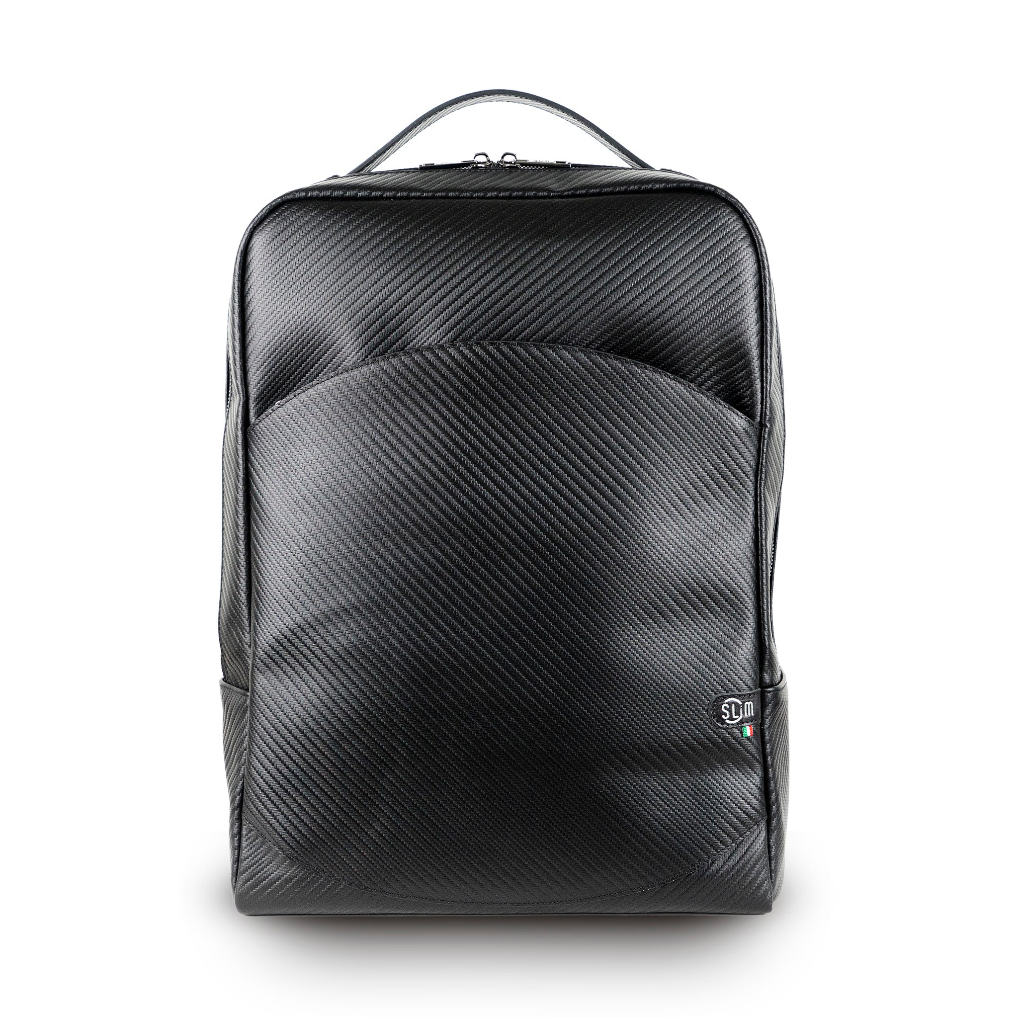 SLim Zaino SLim Zaino Pelle Carbon Nero 19L