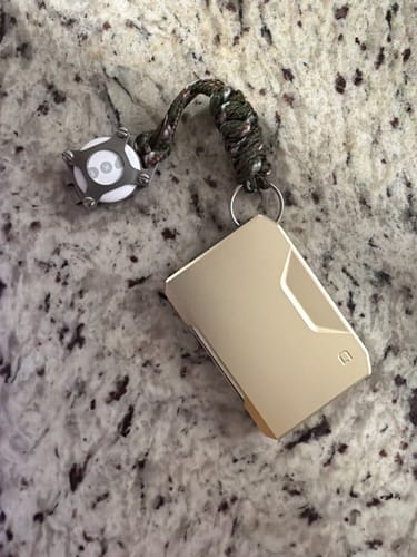 Dango SK1 Slide Kick portafoglio Champagne Gold RFID 6 carte