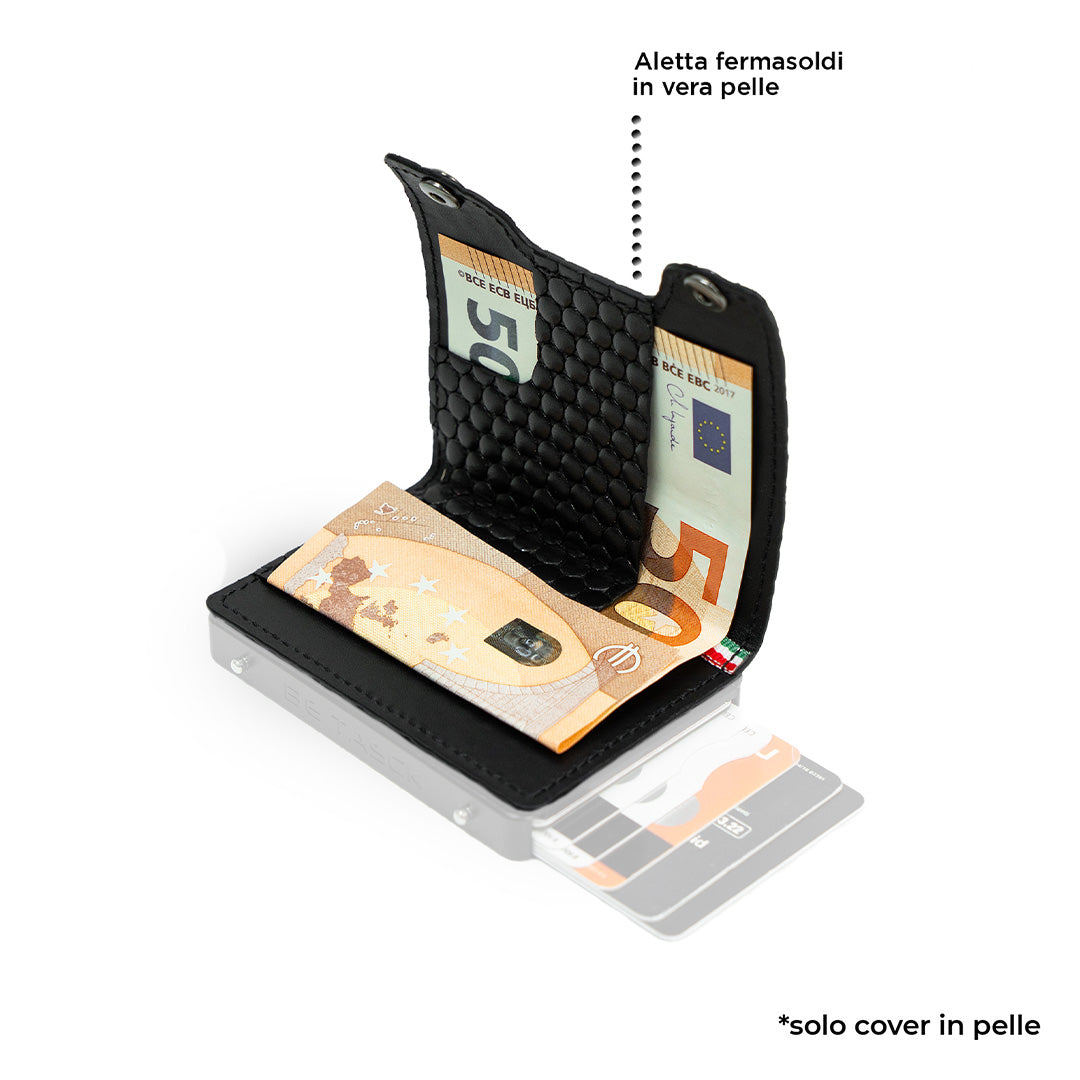 SLim Cover Pelle Be Tasck Bolle cover pelle nero