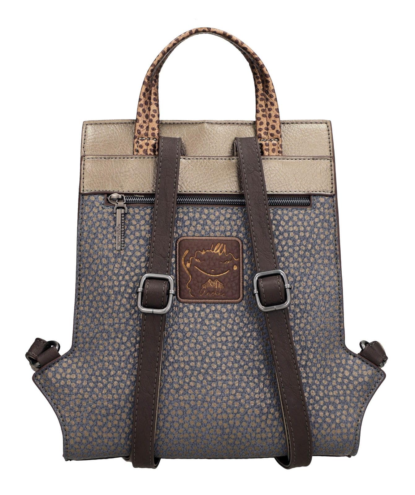 Anekke Odyssey zaino quadrato multicolore 25x29x9 cm