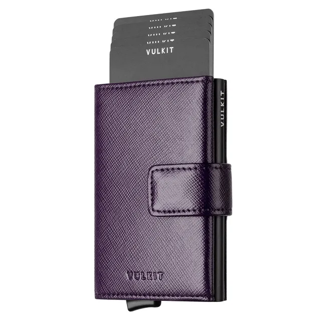 VULKIT VC204 Cross Wine Portafoglio Carte RFID