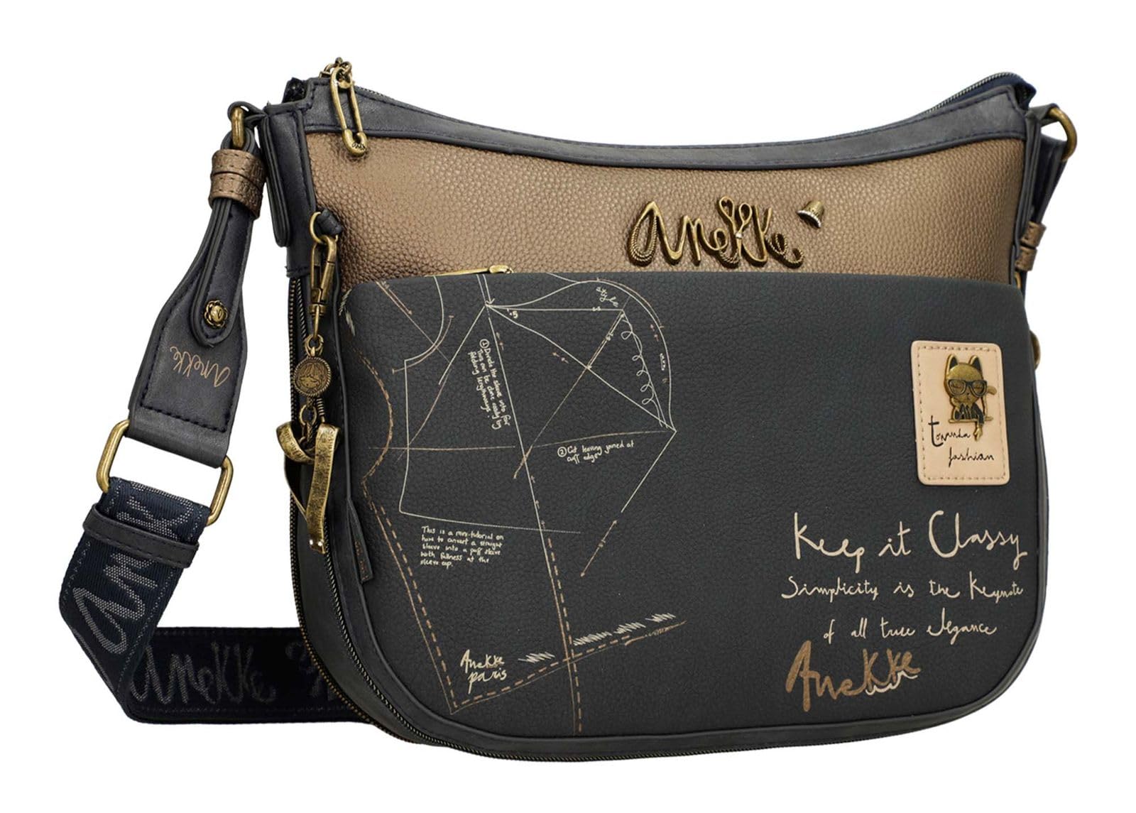 Anekke Boutique tracolla grande donna stile parigino
