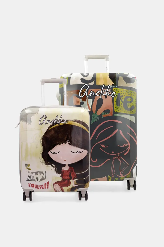 Anekke Muse Set Valigie 2 Pezzi Stampa Viaggio
