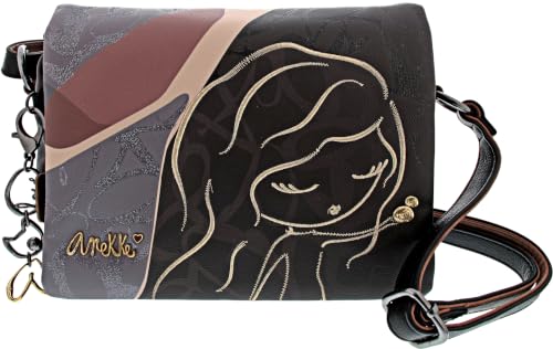 Anekke Real Heartbeat borsa a tracolla con patta 24x18x8 cm