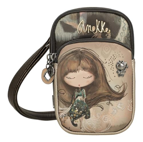 Anekke Real Mini Tracolla Borsa a Tracolla con Tasca Donna