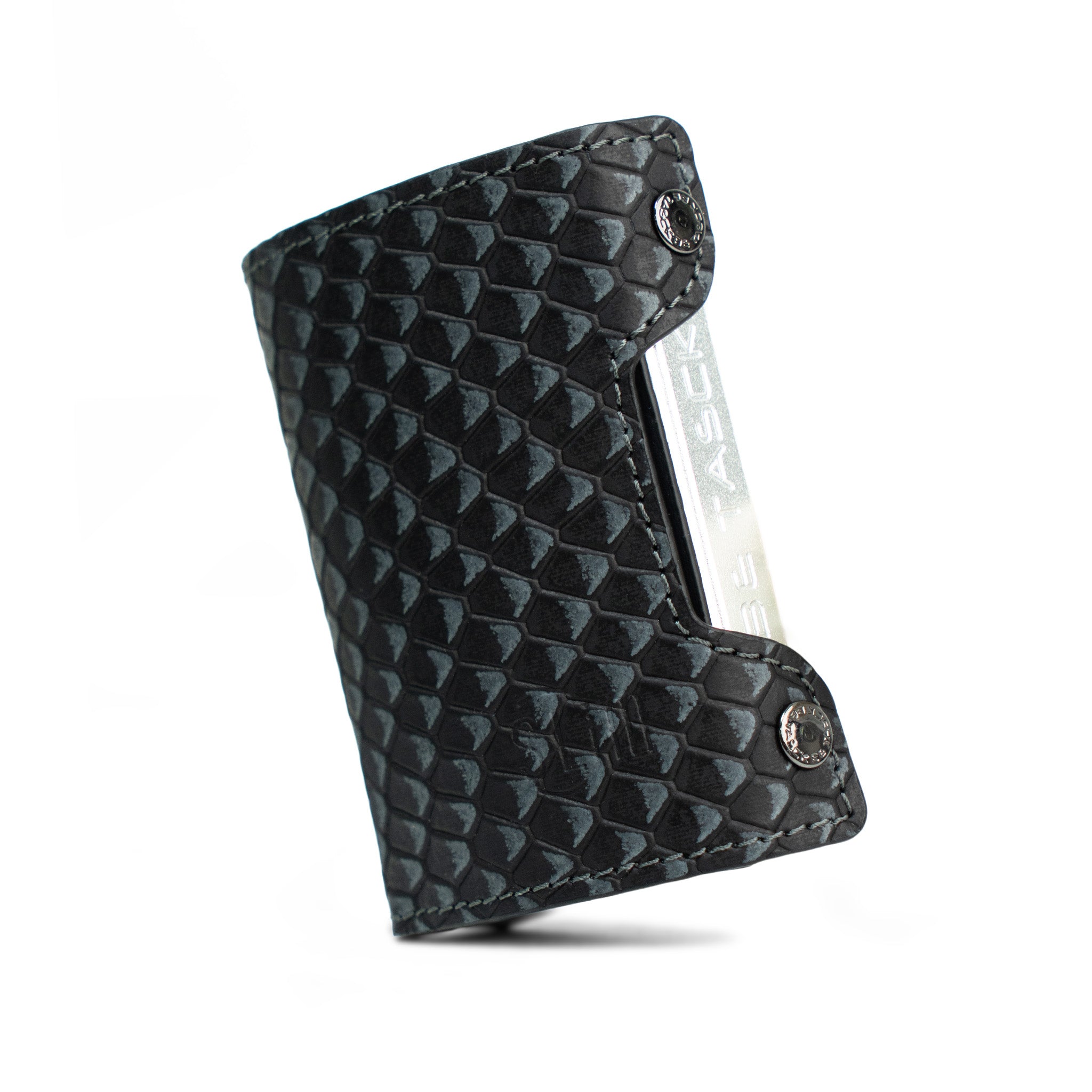 SLim Be Tasck portafoglio pelle stampa Squalo Blu